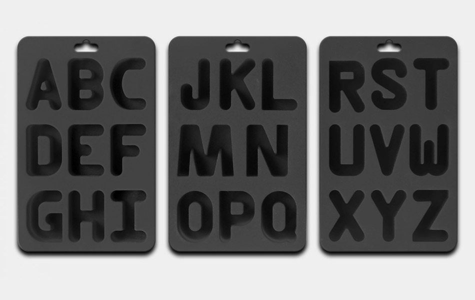 Alphabet Ice Tray