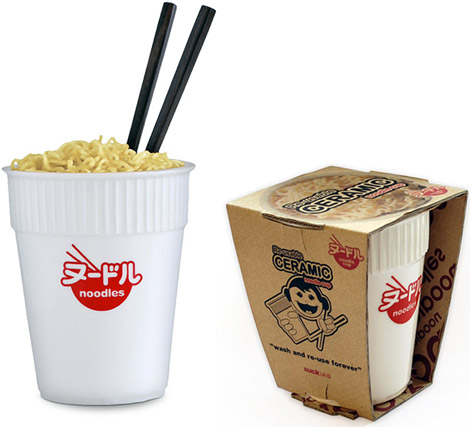 Ceramic Noodle Cup by Perpetual Kid