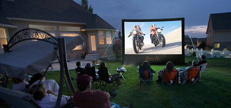 Open Air Cinema Outdoor Movie Screen