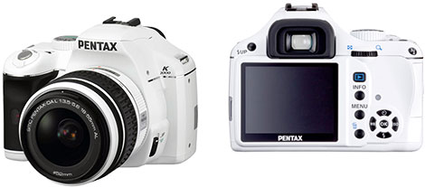 White Edition Pentax K2000 10.2MP Digital SLR Camera