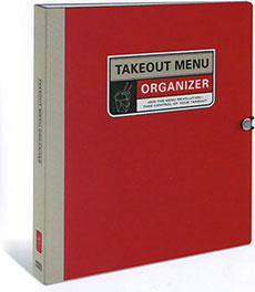 Takeout Menu Organizer by Knock Knock