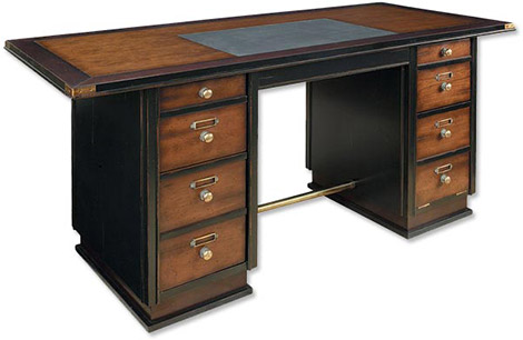 Campaign-Style 18th Century Replica Captain's Desk