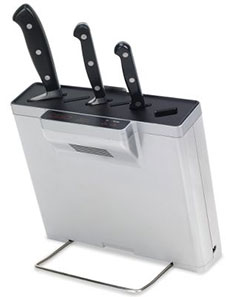 The Germ Eliminating Knife Block