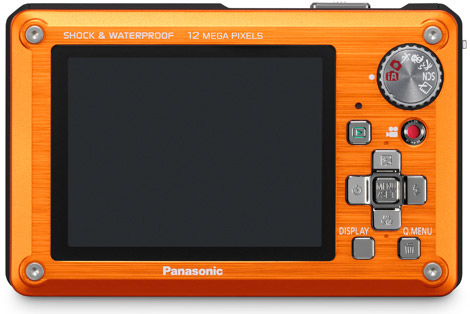 Panasonic Lumix DMC-TS1 Rugged Camera Display