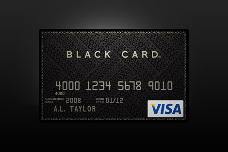 The Exclusive Visa Black Card
