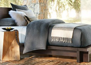 West Elm Corner-leg Platform Bed Frame