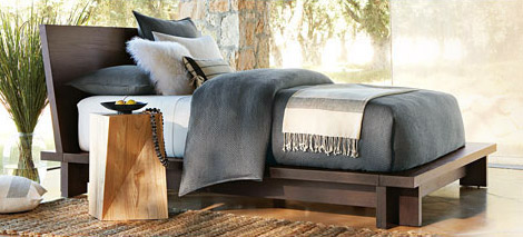 West Elm Corner-leg Platform Bed Frame