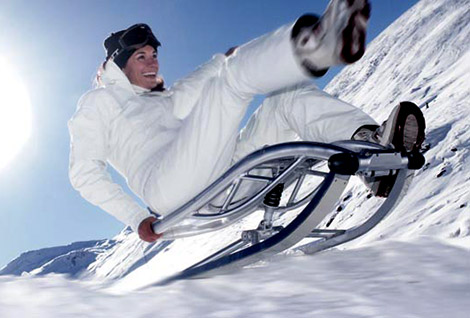 Alurunner Sports Sled in Action