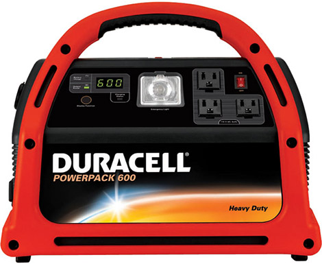 Duracell DPP-600HD Powerpack 600 Jump Starter & Emergency Power Source with Radio