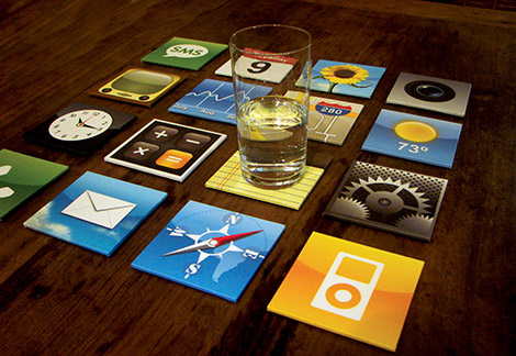 iPhone Coaster Set by Meninos