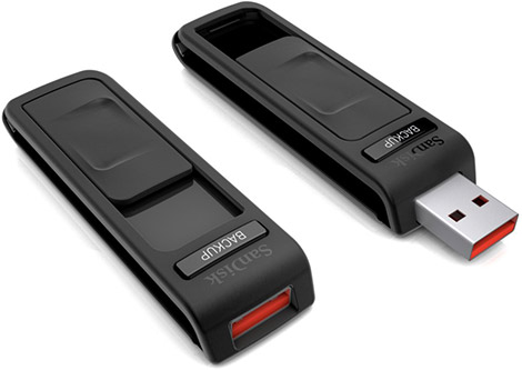 SanDisk Ultra USB Flash Drive One Touch Backup System