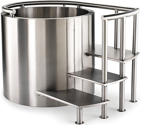 Stainless Steel Japanese Ofuro Soaking Tub