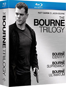 Matt Damon in The Bourne Trilogy Blu-ray Hi-Def