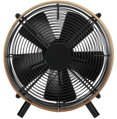 Wood and Metal Otto Fan by Swiss designer Carlo Borer