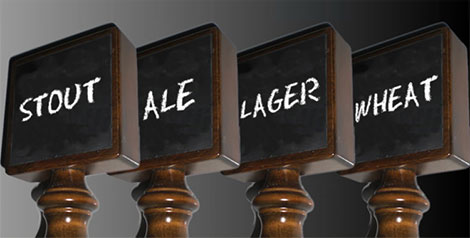 Tap Board Chalk Board Tap Handle