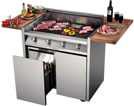 4-Burner Electrolux Barbecue Island EGL9000X