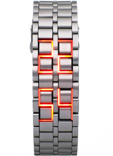 Faceless LED Watch by Hiranao Tsuboi