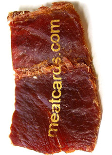 Meat Cards Beef Jerky Business Cards
