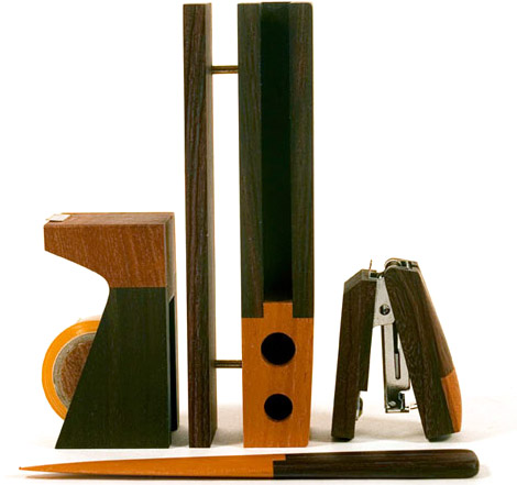 Singgih Kartono Natural Wood Desk Set