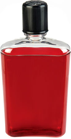 Red Nalgene Flask