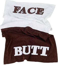 Westminster Butt Face Towel