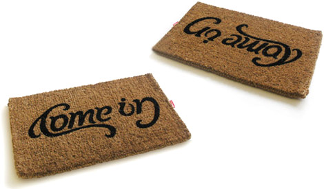 Come In/Go Away Doormat