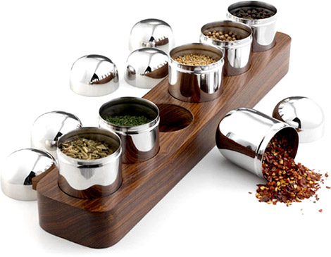 Define 6-Jar Spice Rack