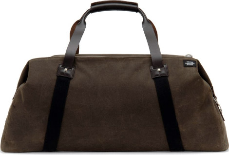 Jack Spade Waxwear Soft Duffel Bag