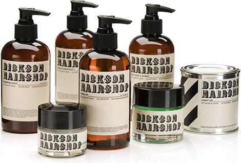 Dickson Hairshop Grooming Line for Men