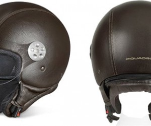 Piquadro Leather Helmet
