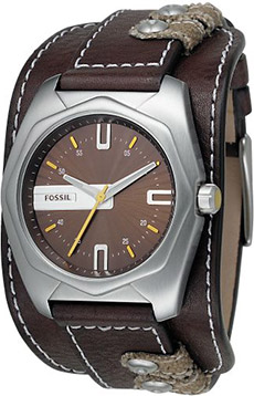 Fossil Analog Brown Dial