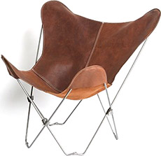 Urban Outfitters Leather Butterfly Chair | GearCulture