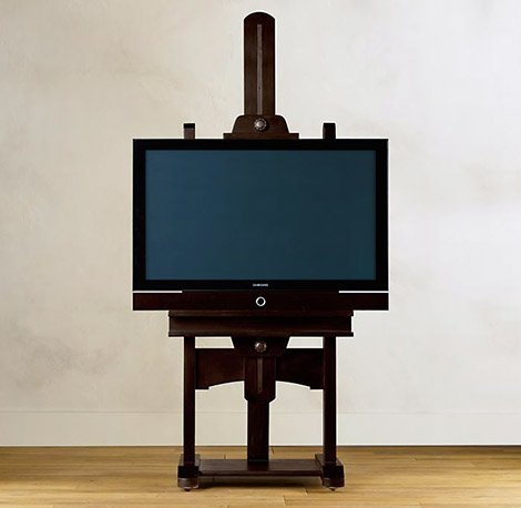 Restoration Hardware TV Easel