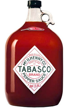 Personalized Tabasco Gallon Jugs