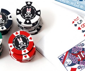 Psycho Bunny Poker Set