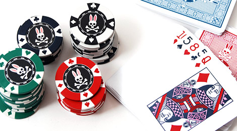 Psycho Bunny Poker Set