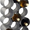 Galvanized 12 Bottle Wine Rack