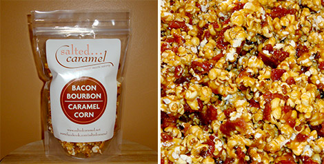 Salted Caramel Pig Out Bacon Bourbon Caramel Corn