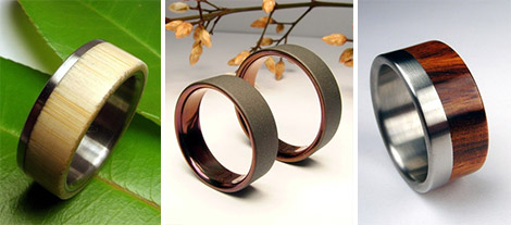 Zoe & Doyle Titanium Ring Collection
