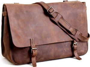 J. Crew Artisan Leather Messenger Bag