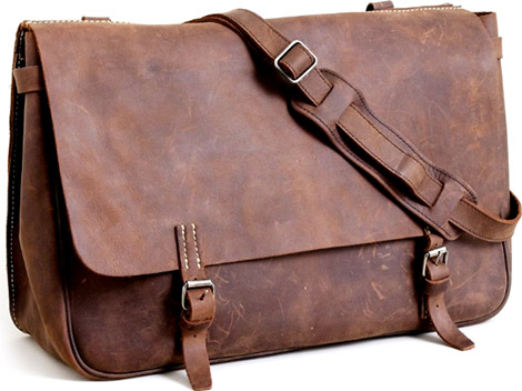 Leather Messenger Bag. Leather Messenger Bag