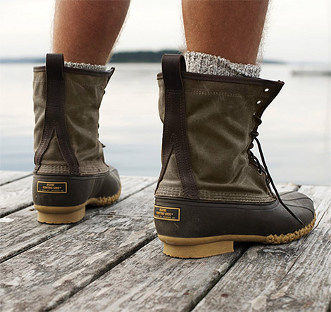 Waxed Canvas Maine Hunting Shoe