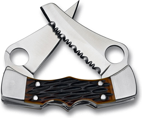 Spyderco Micro Dyad Jigged Bone