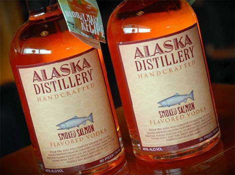 Smoked Salmon Flavored Vodka