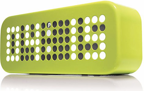Crate & Barrel Green LED Alarm Clock