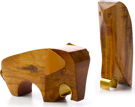 Carved Wood Bottle Openers