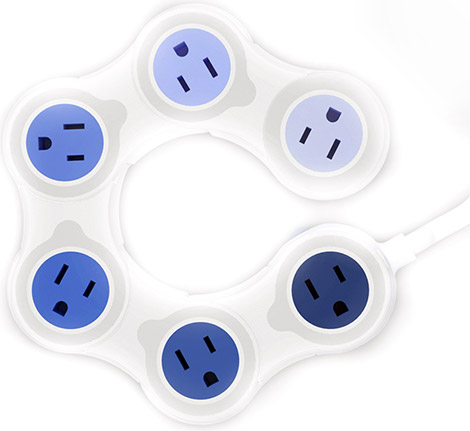 Pivot Power Flexible Power Strip
