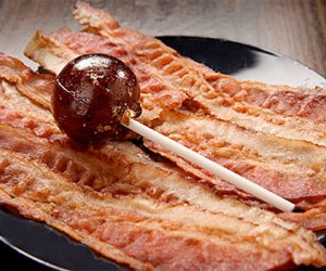Caffeinated Maple-Bacon Lollipops