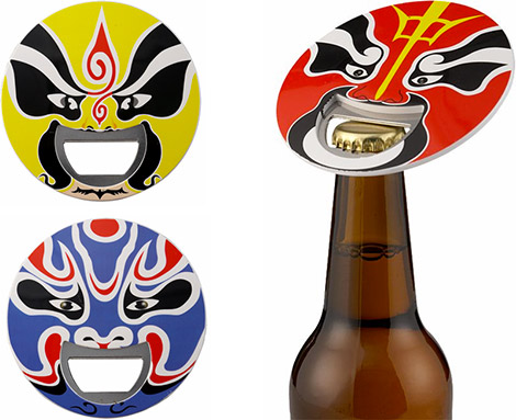Kabuki Bottle Openers