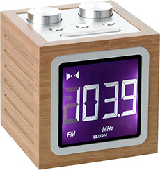 Dolmen Bamboo Clock Radio